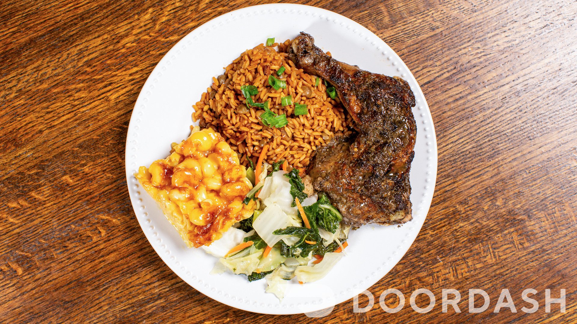 Jerk Chicken Dinner (Pilau Rice)